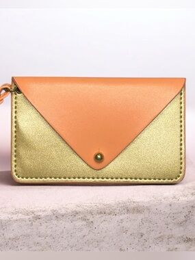 Minor History Postscript Leather Wristlet